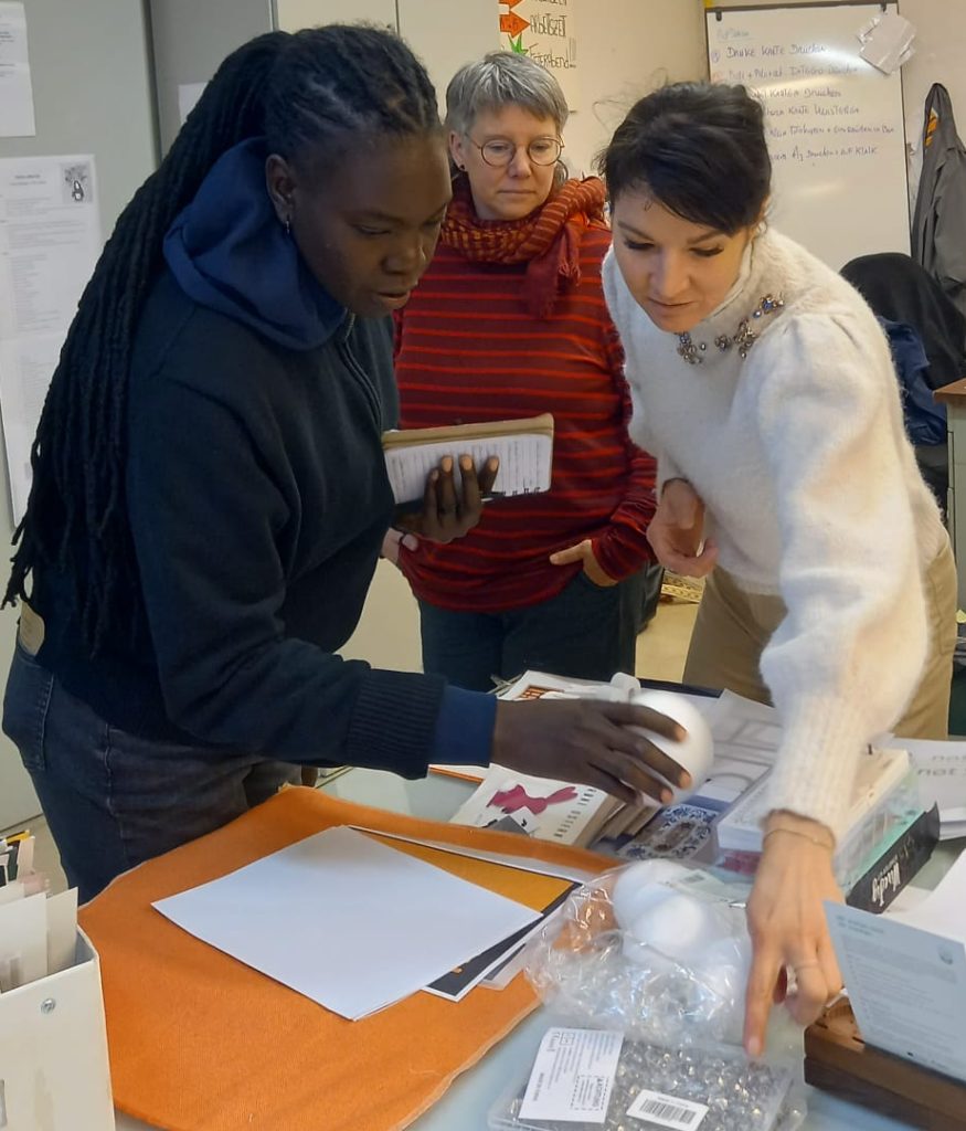 Islanda Aduel, Cynthia Dipas von Intego und Mireille Schöffers von Miteinander Teilen